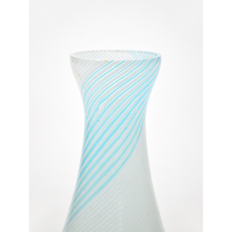 Vintage-Vase 'Mezza Filigrana' aus Muranoglas von Dino Martens für Aureliano Toso