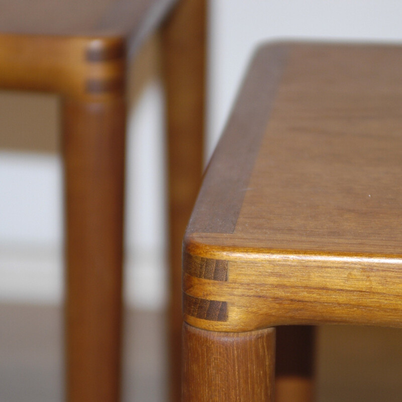 Pair of Bramin teak side tables by H. W. Klein - 1960s