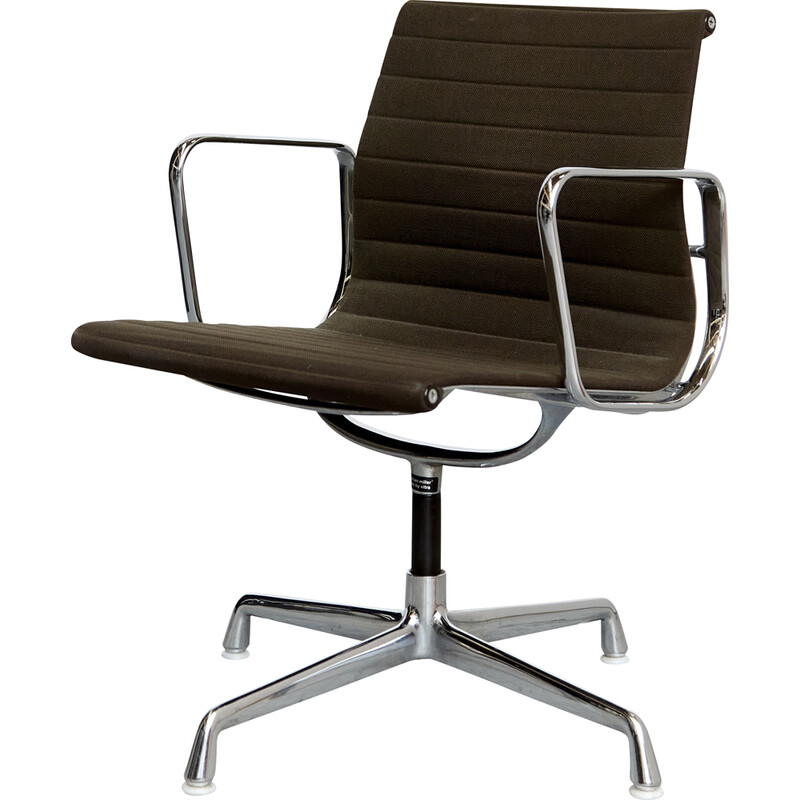 Vintage Ea 108 swivel armchair by Charles and Ray Eames for Vitra