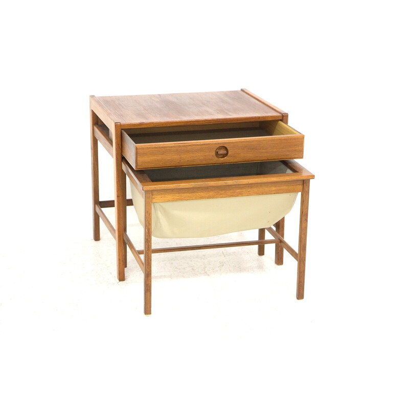 Vintage teak night stand by Tibro, Sweden 1950