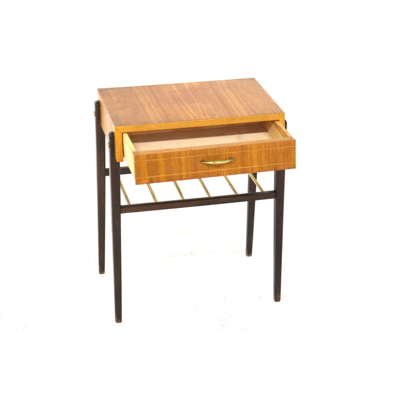 Vintage teak night stand, Sweden 1950