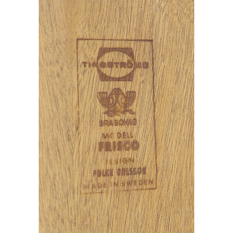 Mesa auxiliar vintage "Frisco" de Folke Ohlson para Tingströms, Suecia 1960