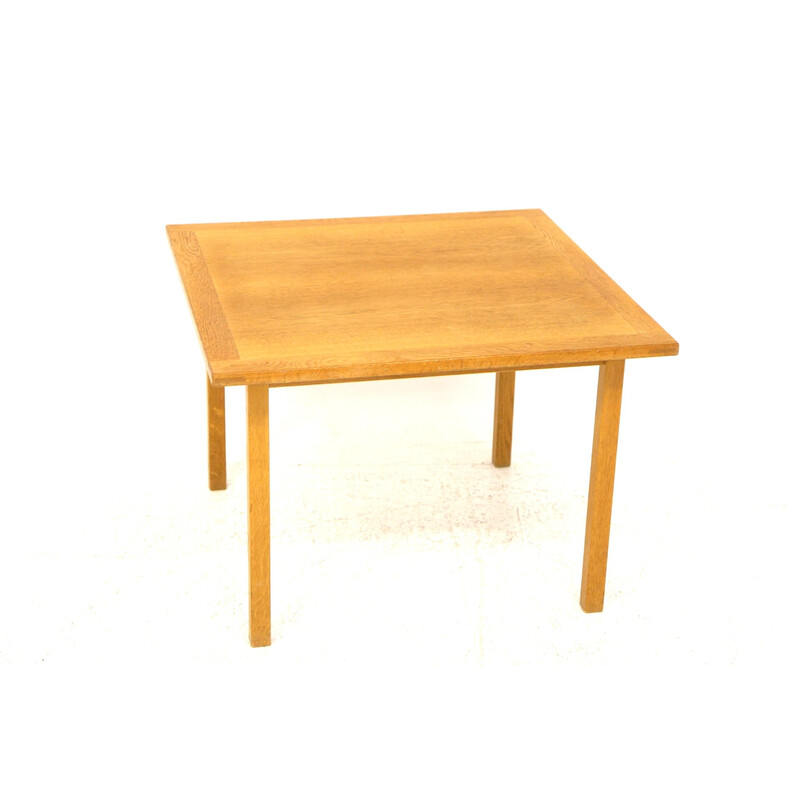 Vintage oakwood coffee table by Bertil Fridhagen for Bodafors, Sweden 1960s