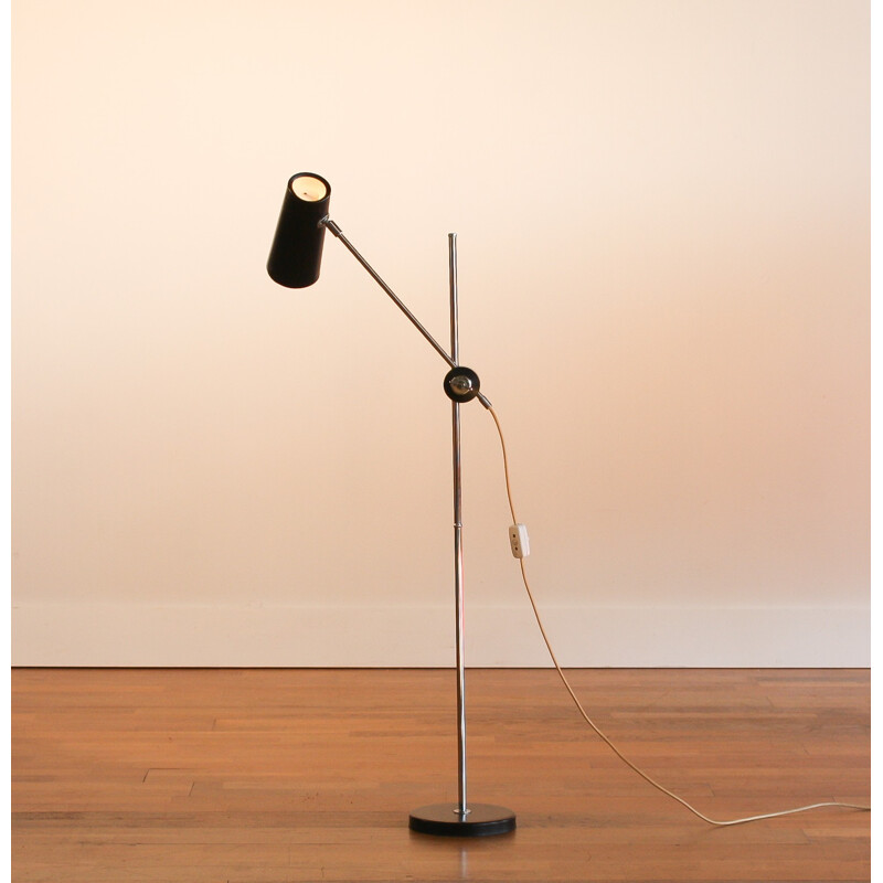 Lampadaire noir par Anders Pehrson - 1960