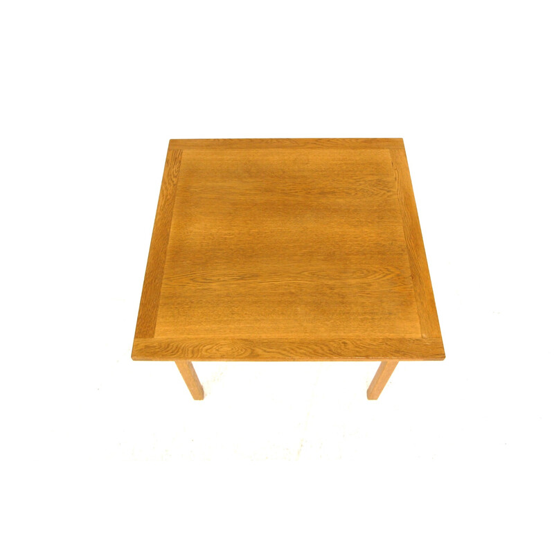 Vintage oakwood coffee table by Bertil Fridhagen for Bodafors, Sweden 1960s