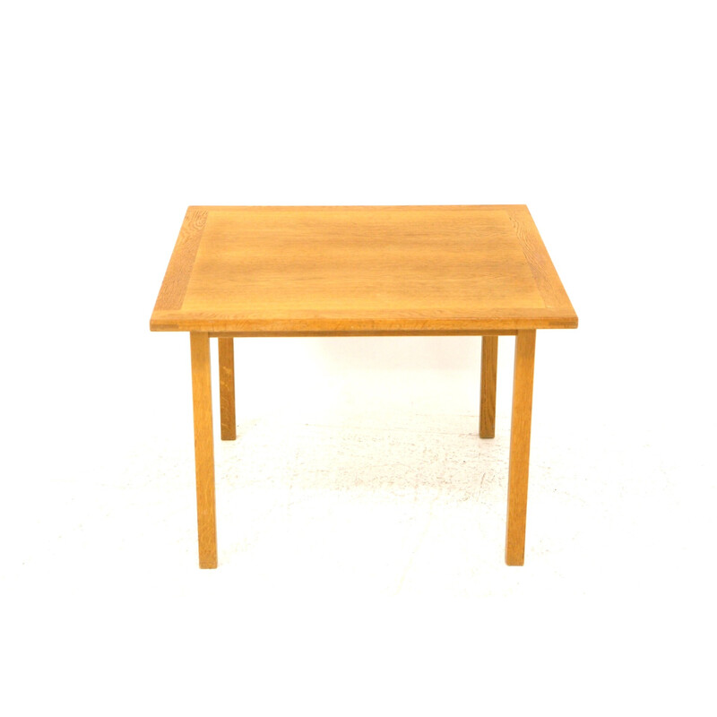 Vintage oakwood coffee table by Bertil Fridhagen for Bodafors, Sweden 1960s