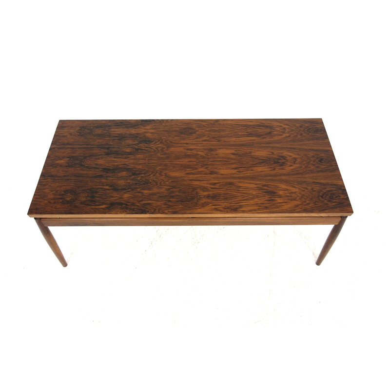 Vintage rosewood coffee table by Grete Jalk for France & Søn, Denmark 1960s