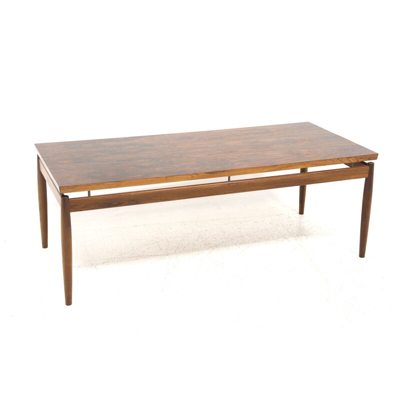 Vintage rosewood coffee table by Grete Jalk for France & Søn, Denmark 1960s