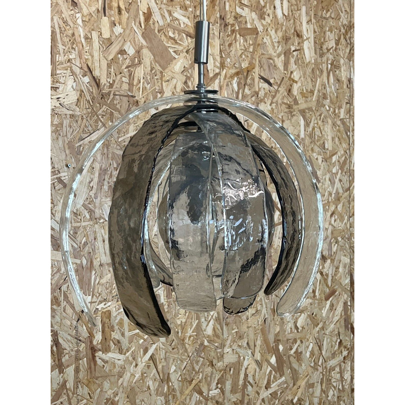 Vintage "Artichoke" pendant lamp by Carlo Nason for Mazzega, 1960-1970