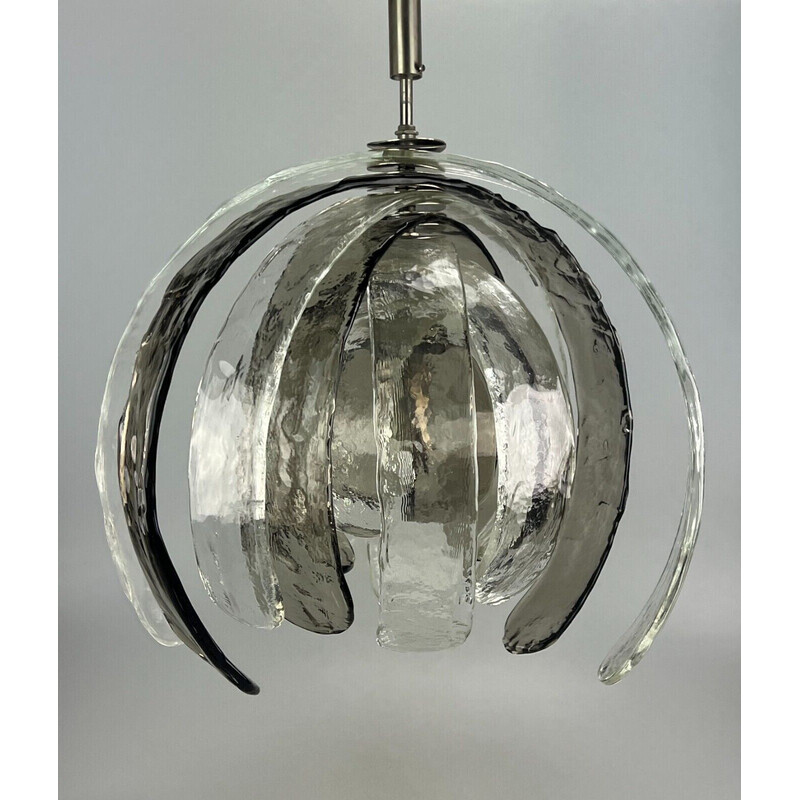 Lámpara colgante vintage "Artichoke" de Carlo Nason para Mazzega, 1960-1970