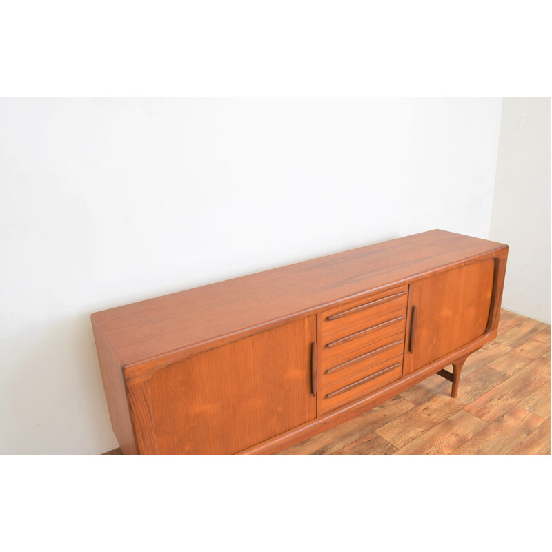 Vintage Deens teakhouten dressoir model 230 van Johannes Andersen voor Silkeborg, jaren 1960