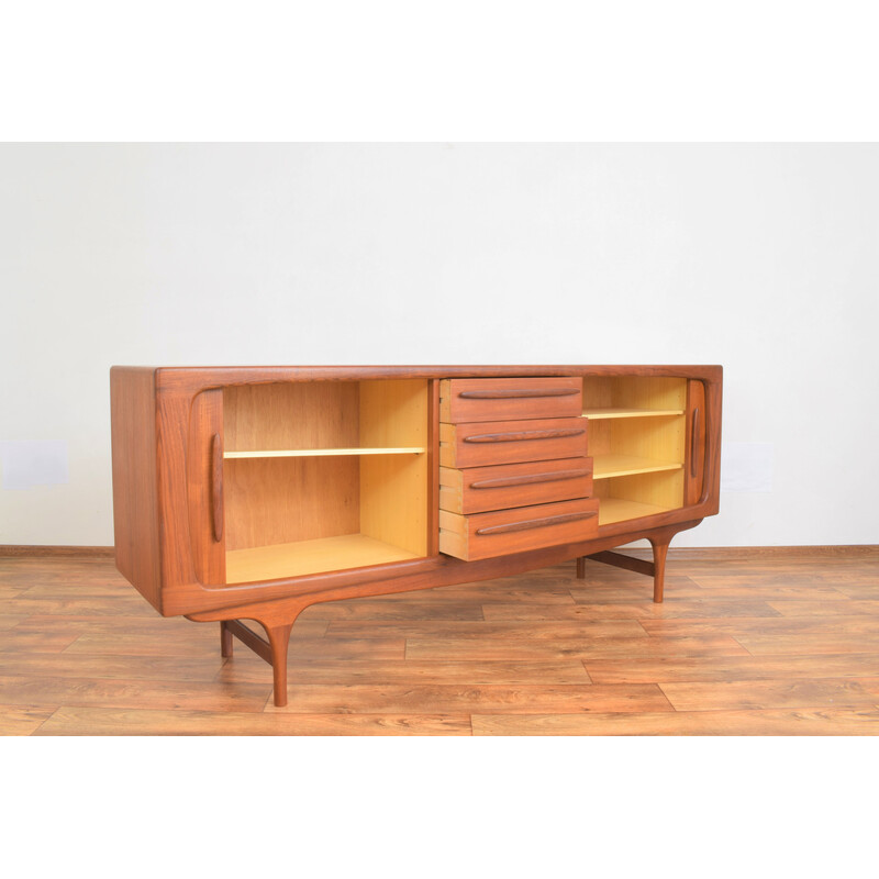 Vintage danish teak sideboard model 230 by Johannes Andersen for Silkeborg, 1960s