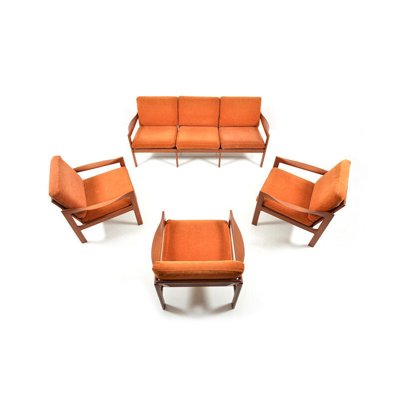 Danish Teak Seating-Group by Illum Wikkelsø - 1960s