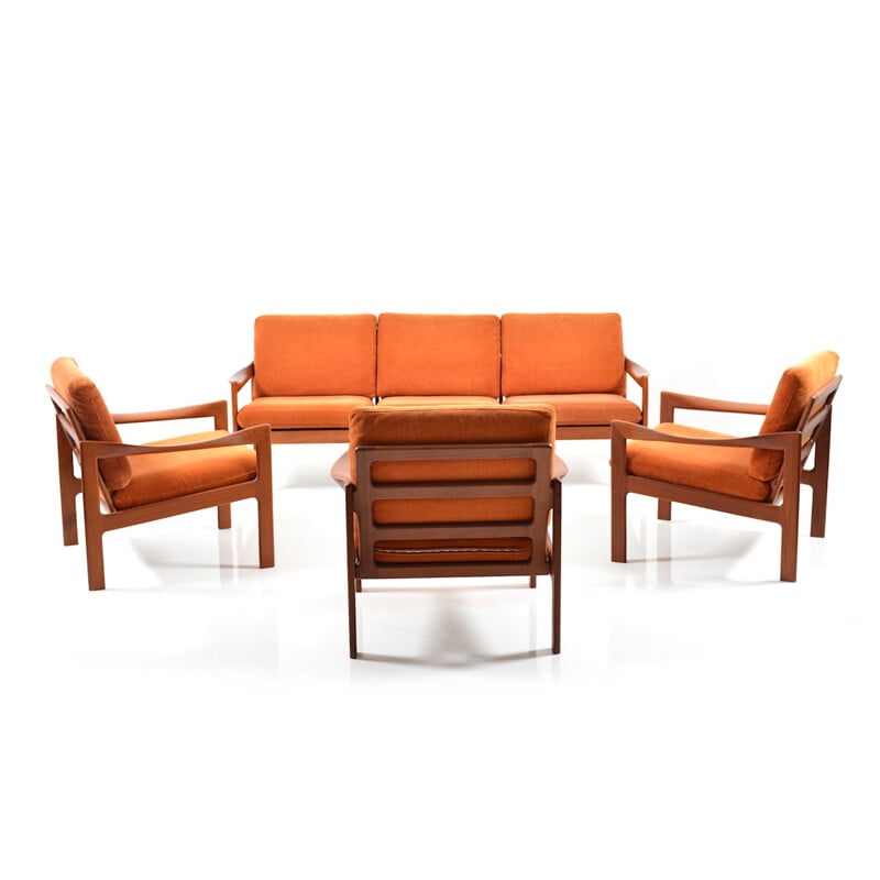 Danish Teak Seating-Group by Illum Wikkelsø - 1960s