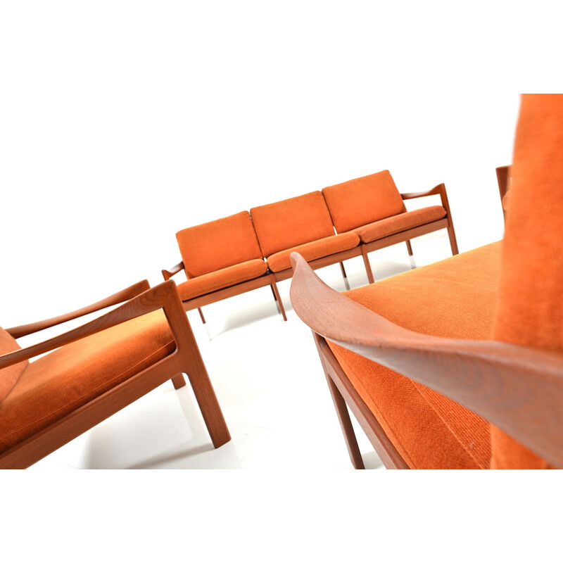 Danish Teak Seating-Group by Illum Wikkelsø - 1960s