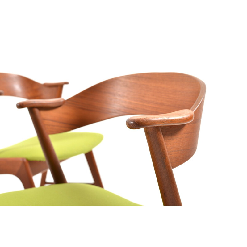 Set of 6 Kai Kristiansen Teak Dining Chairs for Korup Stolefabrik - 1960s