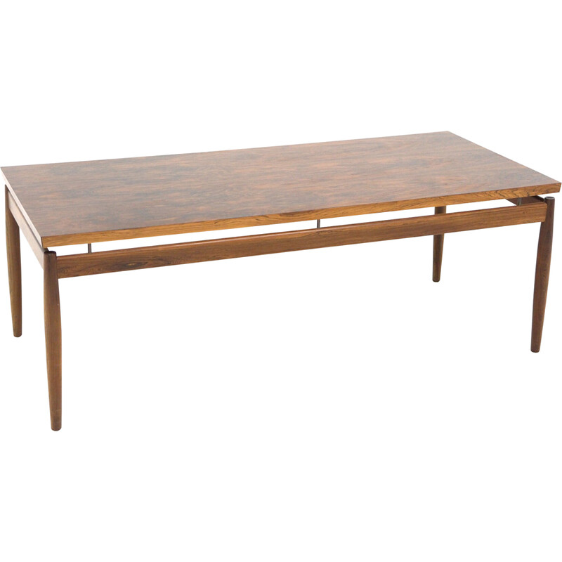 Vintage rosewood coffee table by Grete Jalk for France & Søn, Denmark 1960s