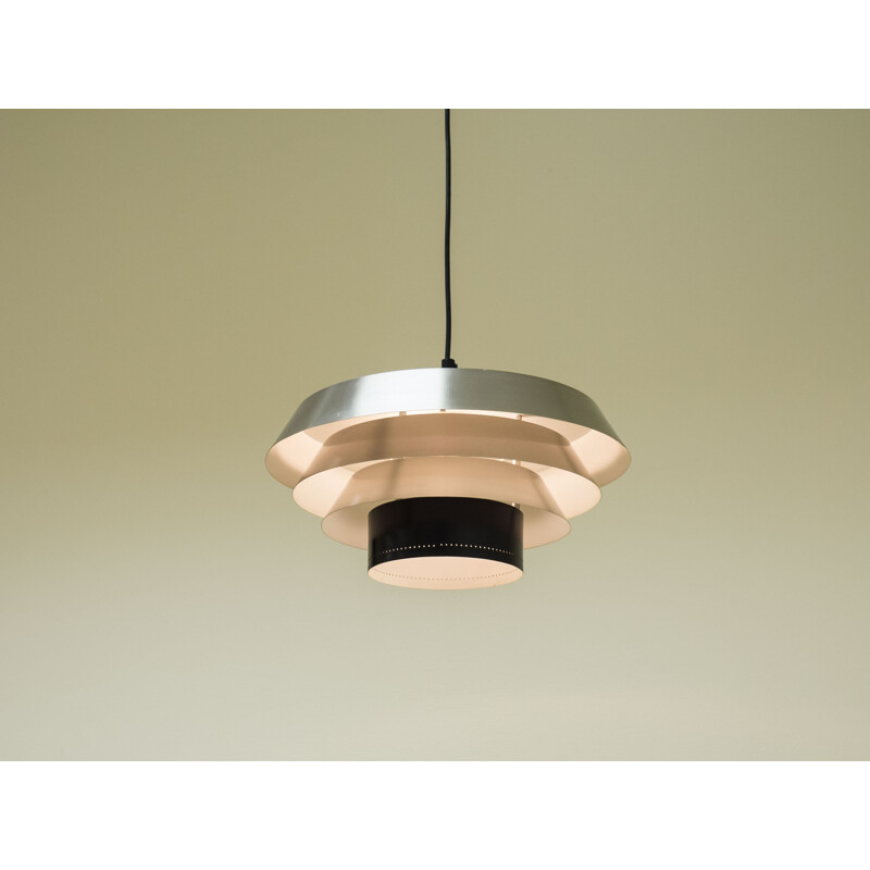 Mid century pendant light in aluminium - 1950s