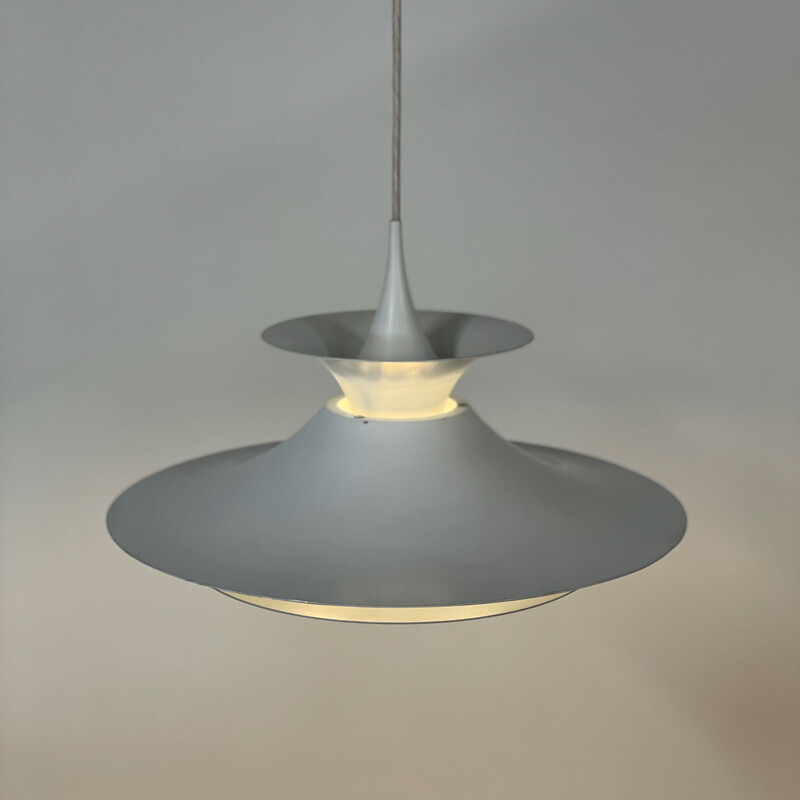 Overtreffen optie Wat leuk Vintage Radius hanglamp in metaal, aluminium en stof van Eric Balslev voor  Fog