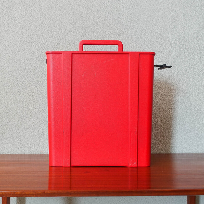 Máquina de escrever Vintage Red Valentine de Ettore Sottsass e Perry King para Olivetti Synthesis, 1970s