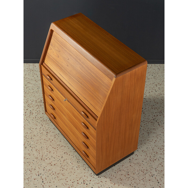 Vintage secretary in solid wood and teak for Dyrlund, Denmark 1960s