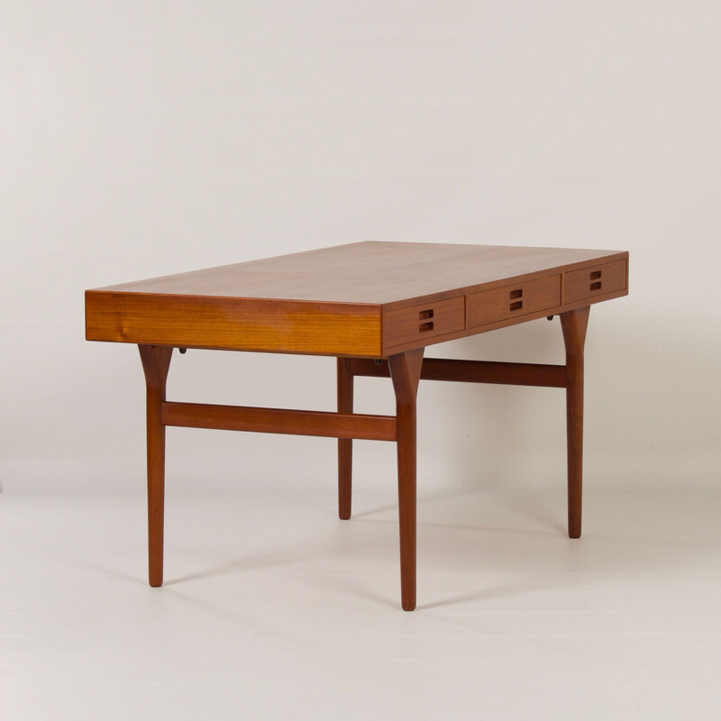 Bureau vintage Nd 93/3 en teck par Nanna Ditzel pour Søren Willadsen, Danemark 1950