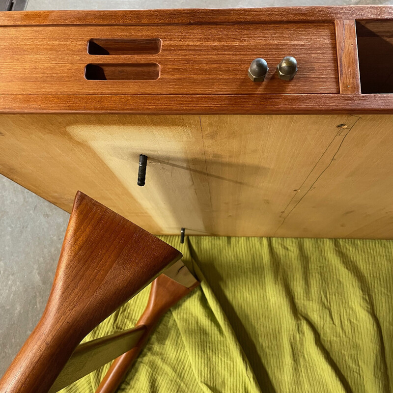 Vintage Nd 93/3 desk in teak by Nanna Ditzel for Søren Willadsen, Denmark 1950s