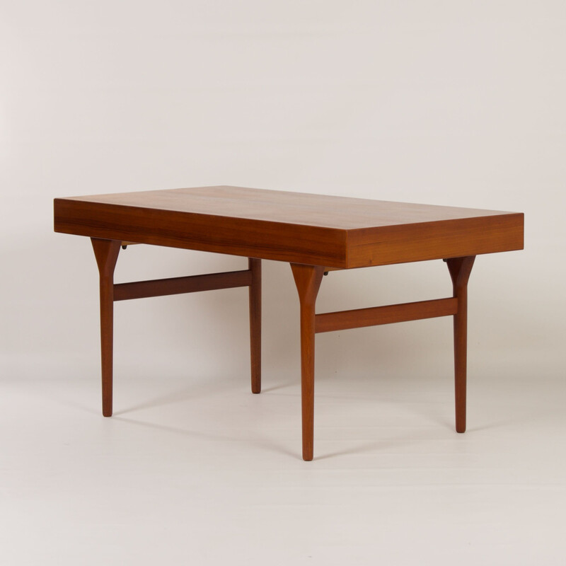 Vintage Nd 93/3 bureau in teak van Nanna Ditzel voor Søren Willadsen, Denemarken 1950