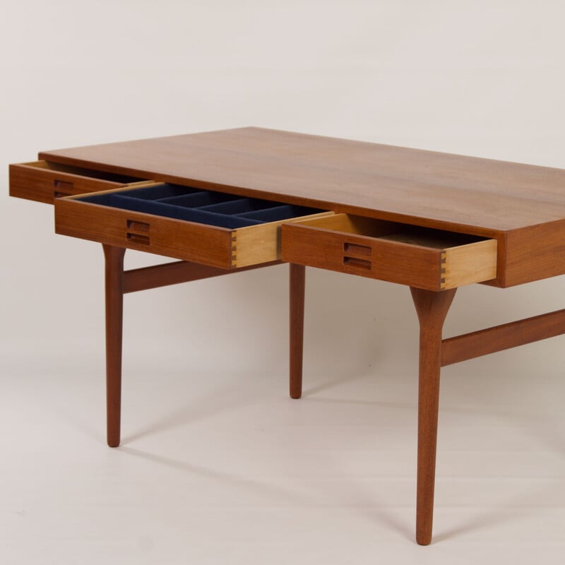 Vintage Nd 93/3 desk in teak by Nanna Ditzel for Søren Willadsen, Denmark 1950s