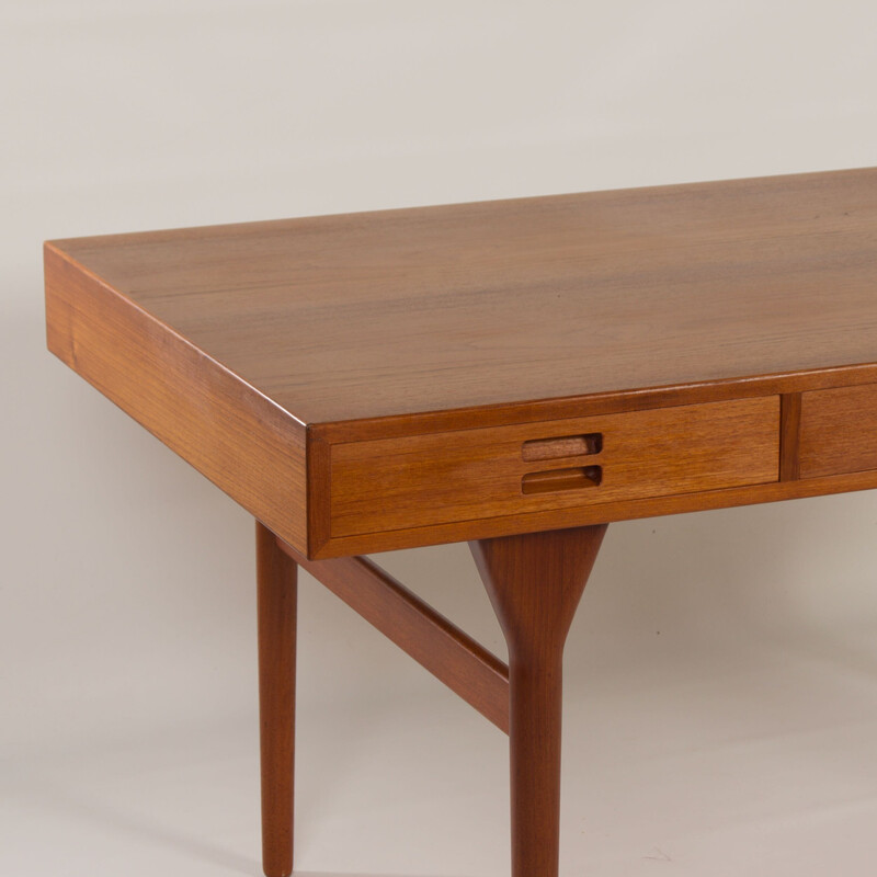 Vintage Nd 93/3 bureau in teak van Nanna Ditzel voor Søren Willadsen, Denemarken 1950