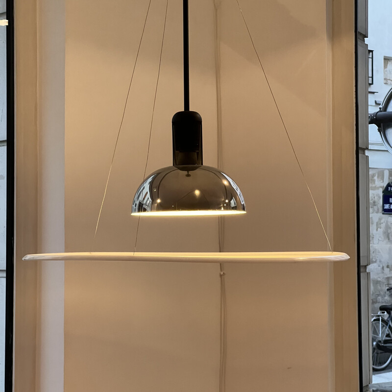 Frisbi 850 vintage pendant lamp by Achille Castiglioni for Flos, 1978