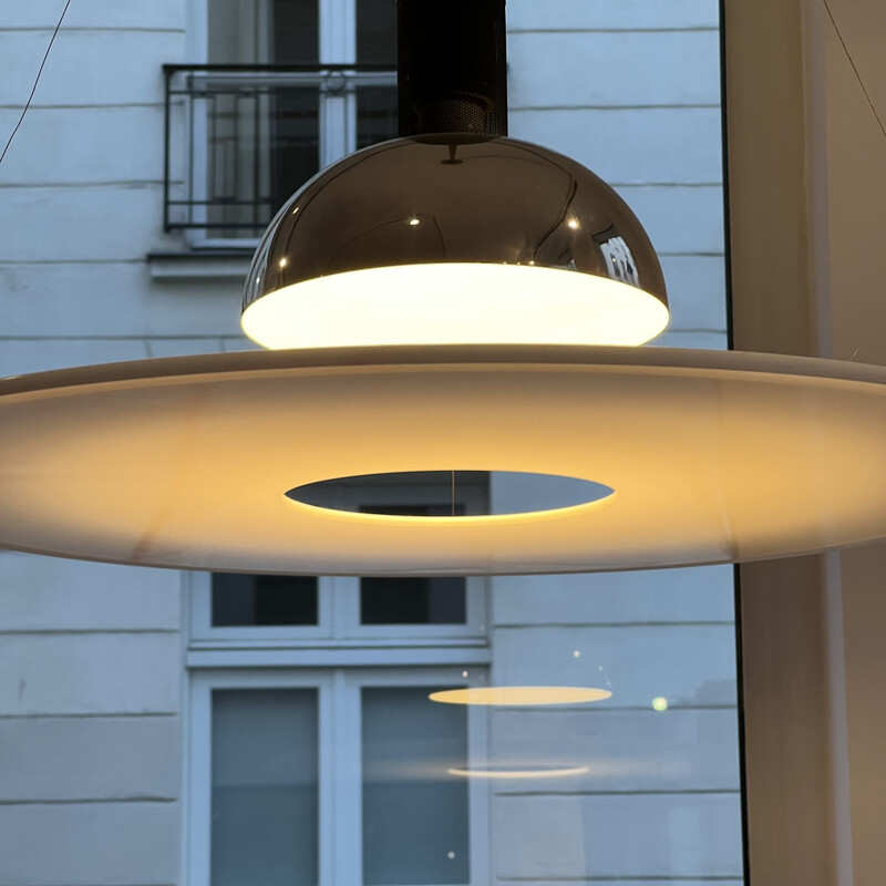 Frisbi 850 vintage pendant lamp by Achille Castiglioni for Flos, 1978