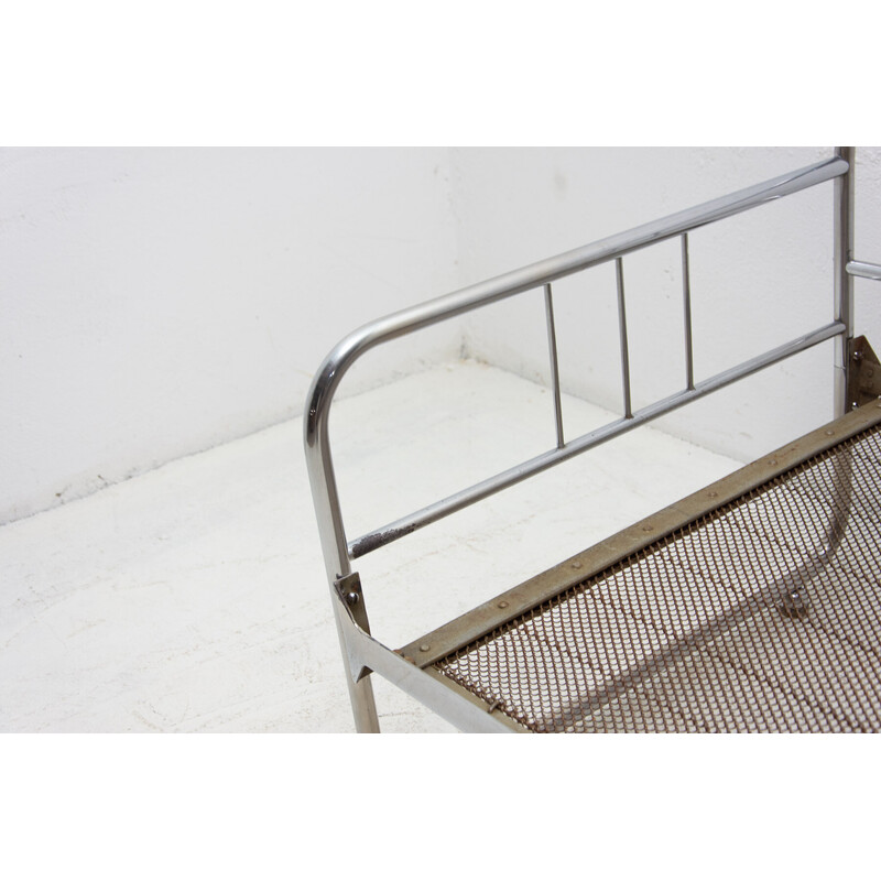 Vintage tubular steel Bauhaus sofa by Hynek Gottwald, 1930-1940s