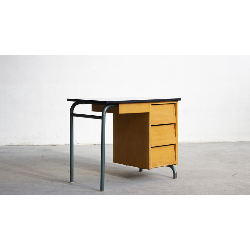 Bureau d'école vintage par Jacques Hitier, 1950