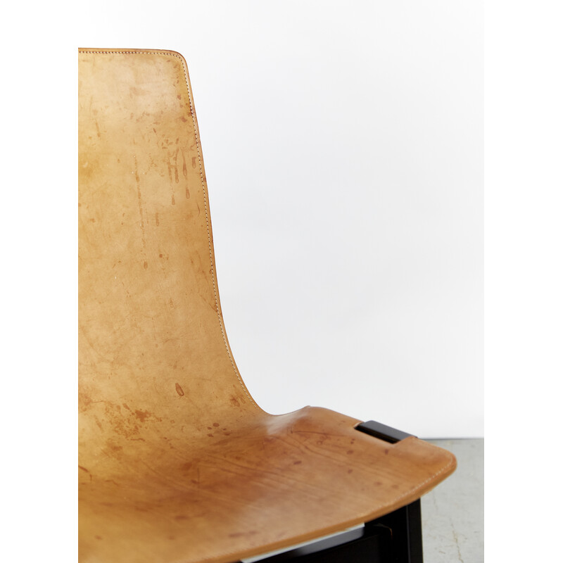 Conjunto de 4 cadeiras vintage de Angelo Mangiarotti para Skipper, década de 1970