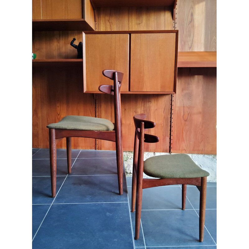 Paar Scandinavische vintage stoelen model 178 van Johannes Andersen, 1960