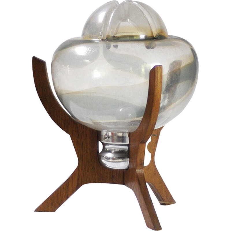 Lampe de table vintage - bois