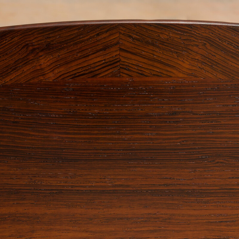 Ausziehbarer runder Esstisch aus Palisanderholz von Arne Vodder, Dänemark 1960er Jahre