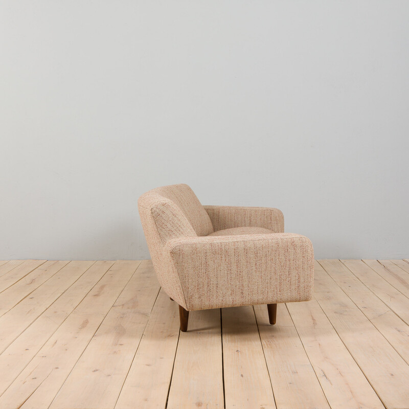Vintage curved Banana 450 sofa by Illum Wikkelsø for Aarhus Polstermøbelfabrik, Denmark