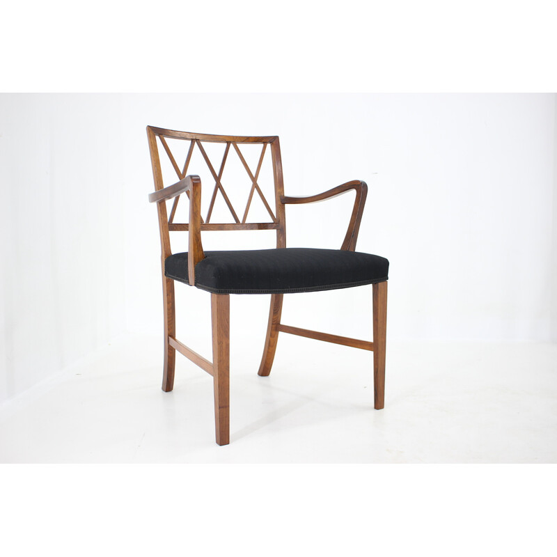 Vintage rosewood armchair by Ole Wanscher for Aj Iverson Snedkermester, Denmark 1960s