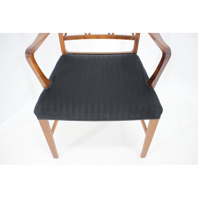 Vintage rozenhouten fauteuil van Ole Wanscher voor Aj Iverson Snedkermester, Denemarken 1960