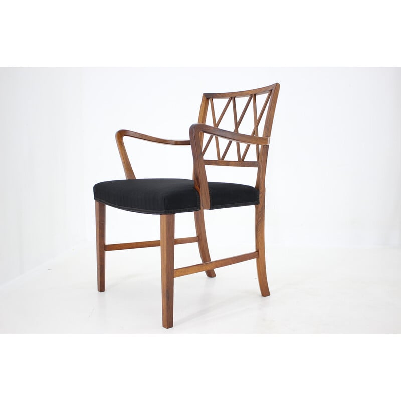 Vintage rosewood armchair by Ole Wanscher for Aj Iverson Snedkermester, Denmark 1960s