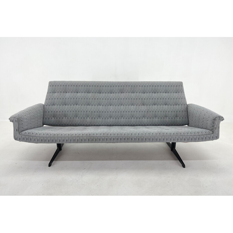 Vintage three-seat sofa, Czechoslovakia 1960s