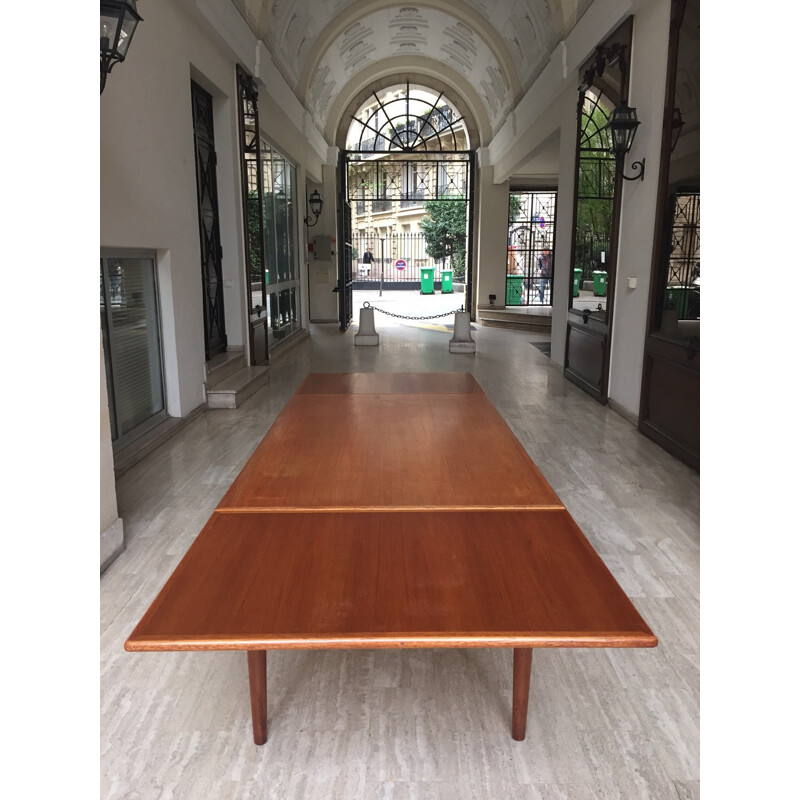 Large extendable living room table - 1960s