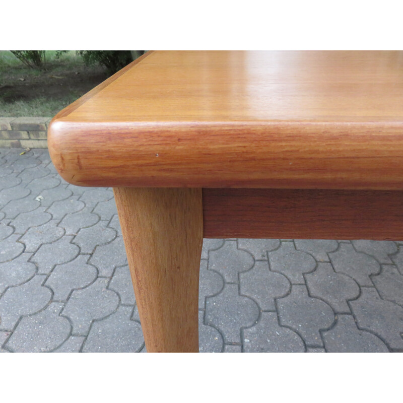 Vintage teak extension table by Henning Kjaernulf, Denmark 1960