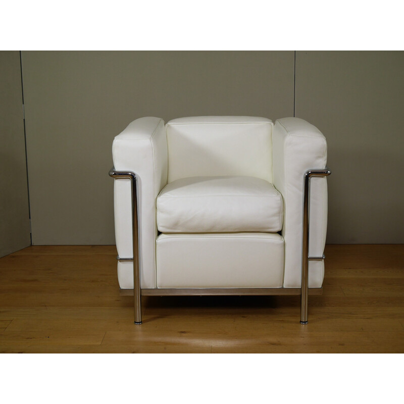 "LC2" Cassina armchair Le Corbusier Perriand Janneret - 2000s