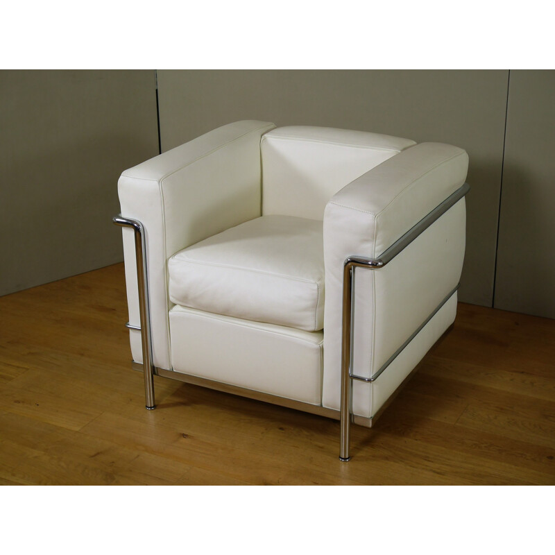 "LC2" Cassina armchair Le Corbusier Perriand Janneret - 2000s