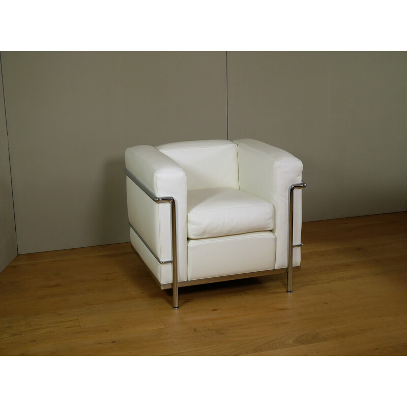 "LC2" Cassina armchair Le Corbusier Perriand Janneret - 2000s