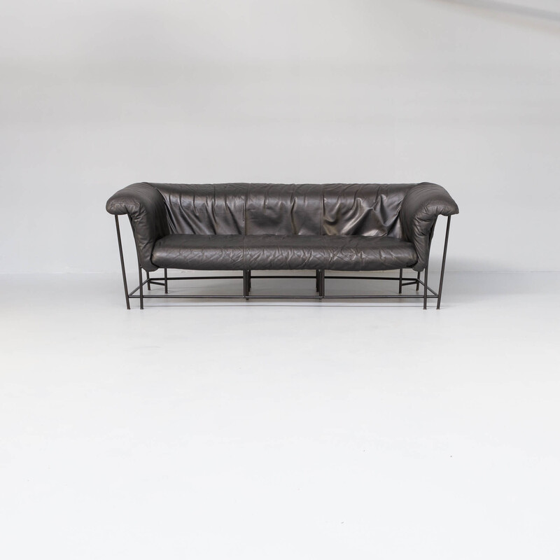 Vintage "siglo Xx" sofa by Francesco Soro for Icf, 1980s