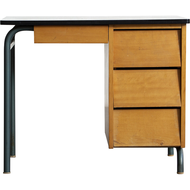 Bureau d'école vintage par Jacques Hitier, 1950